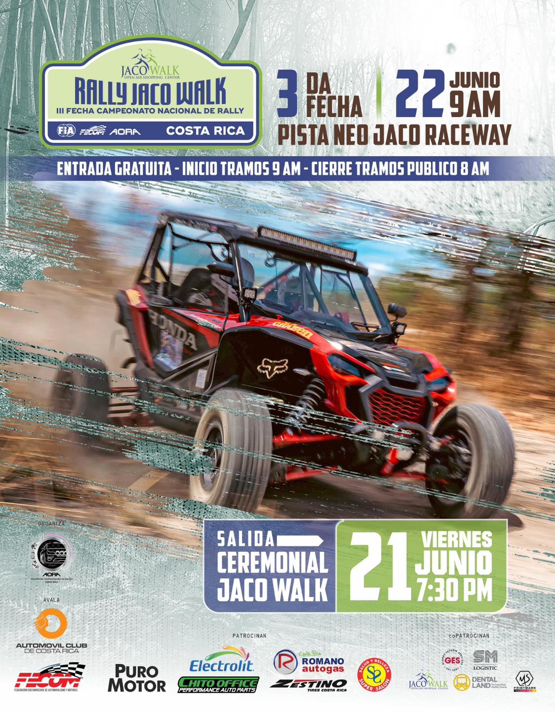 Rallismo llega a Jacó este sábado para su tercera fecha 2024